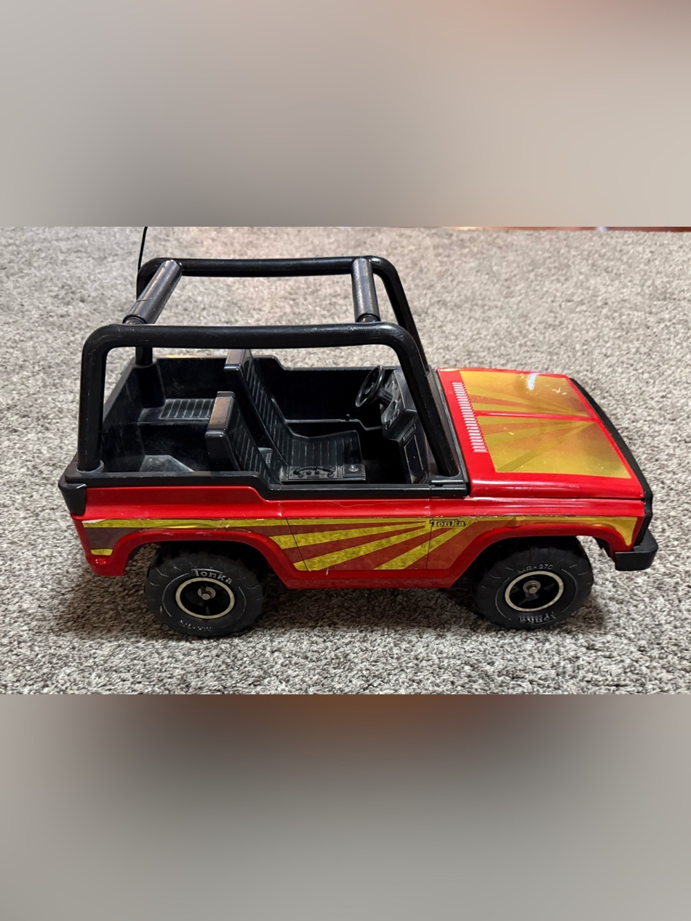 1970’s Tonka Red and Black Kids Off-Road Toy Truck